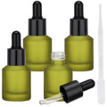 Segbeauty 15ml Frosted Glass Dropper Bottles (4-Pack) Essential Oil