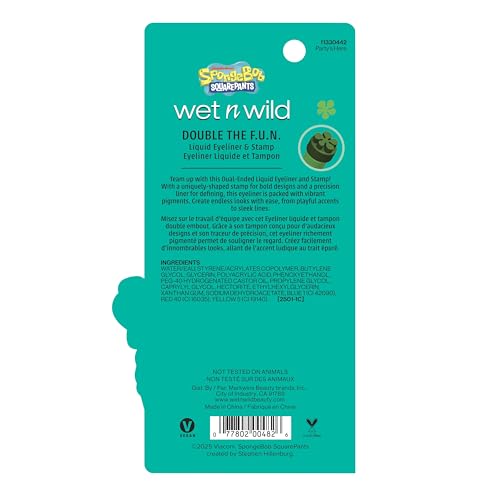wet n wild SpongeBob Dual-Ended Liquid Eyeliner & Stamp