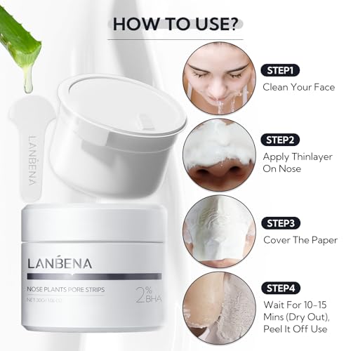 LANBENA Blackhead Remover Peel Off Mask 1.05oz