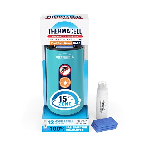 Thermacell Mosquito Repeller | 15-Ft Zone | DEET-Free | 12-Hr Refill