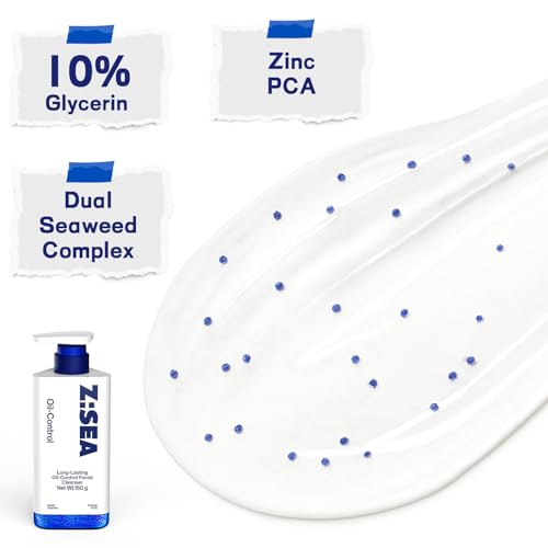 Acne Control Cleanser - Niacinamide & Glycerin, Amino Acid & Salicylic Acid, Dual Seaweed, Gentle Oil Control Face Wash for Normal to Dry Skin, 150g/5.29 Oz