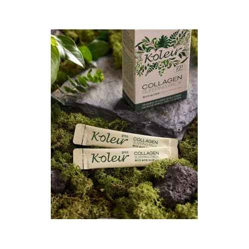 Koleur Collagen Sleeping Pack ? 15 Stick Packs with Niacinamide and Adenosine for Overnight Moisturizing Care
