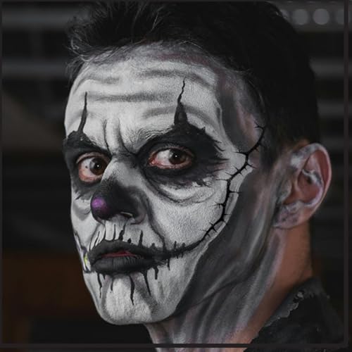 Black Stitch Scar Temporary Tattoos - 8 Pack Halloween Costume