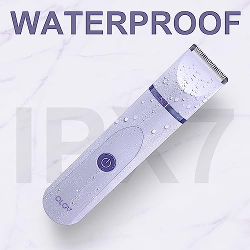 OLOV Electric Body Hair Trimmer for Men & Women - Waterproof, USB Rechargeable