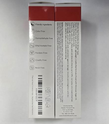 Thermal Hair Protector Spray - Heat Defense up to 450°F