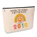ancpeany Sweet 16 Party Decorations, Sweet 16 Gifts for Girls Makeup Bag, 16th Birthday Decorations for Girls, 16th Birthday Gifts for Girl, 2010 Sweet Sixteen Gifts for 16 Year Old Girl Cosmetic Bag
