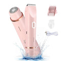 2-in-1 Electric Shaver for Women - Rechargeable Body & Face Razor