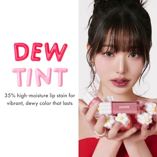Amuse Seoul Daisy Flower Dew Tint - Long-Lasting Lip Stain
