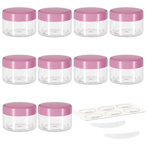 5g Sample Containers with Lids, 10 Pack – Mini Jars for Cosmetics & Skincare