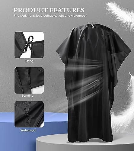 11Pc Professional Hair Cutting Scissors Kit with Comb & Cape