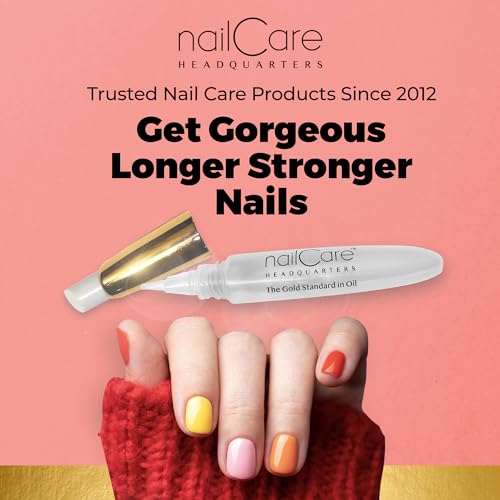 Gold Cuticle Oil Pen - Refillable Squeeze Nail Care Tool