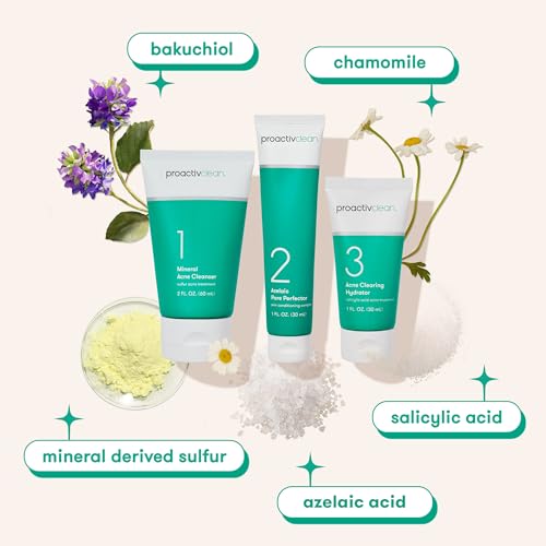Proactiv Clean 3-Step Acne Treatment Kit with Pimple Patches