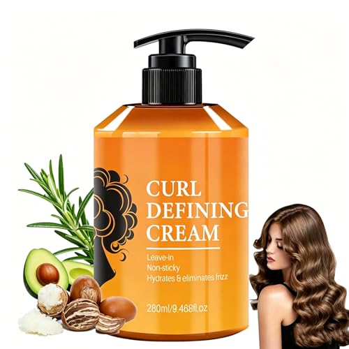 Curl Defining Cream with Argan Oil - 9.46 oz Hydrating Hair Mask