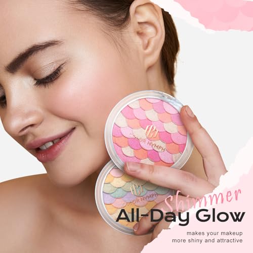 Color Nymph Blush & Highlighter Palette - Shimmer Mermaid