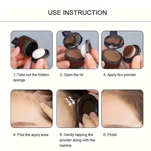 Hair Filler Powder - Instant Volume & Scalp Coverage Black