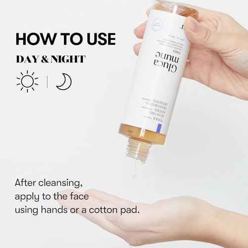 VT COSMETICS Glucamune Facial Toner with Snow Mushroom, Hydrating & Soothing for Dry, Sensitive, and Combination Skin, Vegan Toner, Fragrance-Free, Korean Skincare (6.76 fl. oz.)