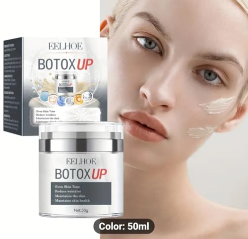 Generic Botoxup Hydration & Firming Face Cream Vitamin C, Niacinamide, Ceramide-Infused for Youthful, Collagen Boost Anti Aging Serum (Bottle 1 oz)