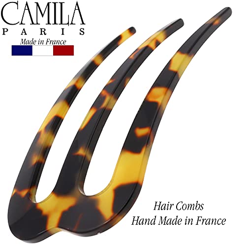 Camila Paris CP3155 French Twist Hair Clip - 3-Prong Updo Pin