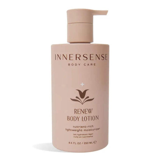 INNERSENSE Organic Beauty - Renew Body Lotion | Non-Toxic, Cruelty-Free, Nutrient-Rich Lightweight Moisturizer (8.5 fl oz | 250 ml)