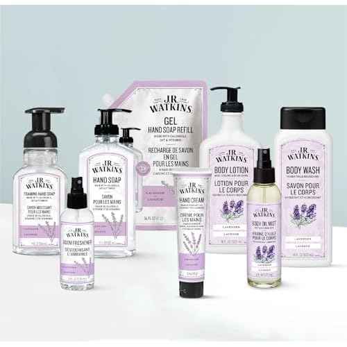 J.R. Watkins Naturally Hydrating Body Oil Mist, Lavender, 6 fl oz, 2 Pack