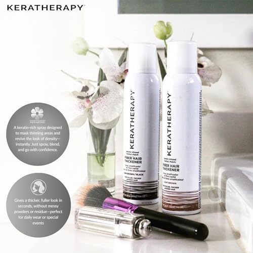 Keratherapy Keratin Hair Thickener Spray Light Brown 4oz