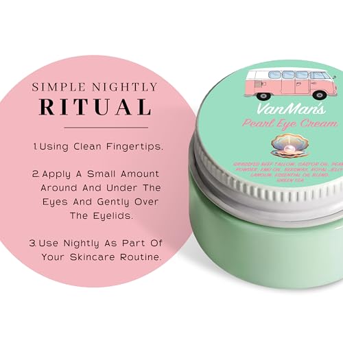 Pearl Eye Cream with Grass Fed Tallow – Dark Circle & Puffiness