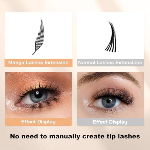 DIY Eyelash Extensions Kit with Glue & Tweezers