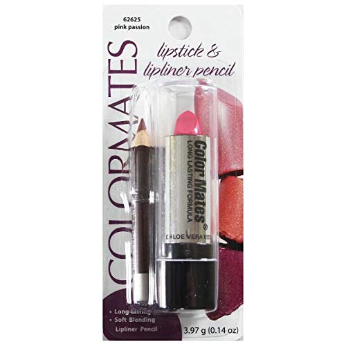 Colormates Lipstick & Lipliner Pencil Pink Passion