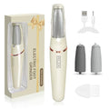 Electric Foot Callus Remover with 2 Roller Heads - Rechargeable & Portable