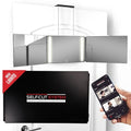 Self-Cut System 3-Way Mirror with LED Lights - Portable Trifold