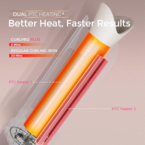 TYMO CurlPro Plus 1" Automatic Curling Iron for Long Hair