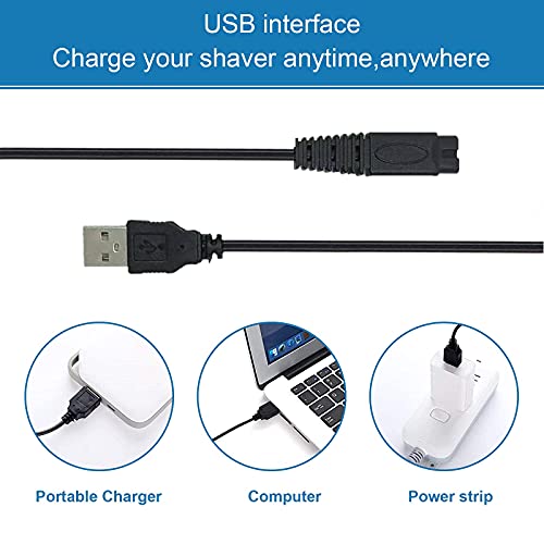 LinMei Solo Replacement Head Compatible for 1st Generation Microtouch Solo Mens Shaver with USB Charger for Electric Micro Trimmer