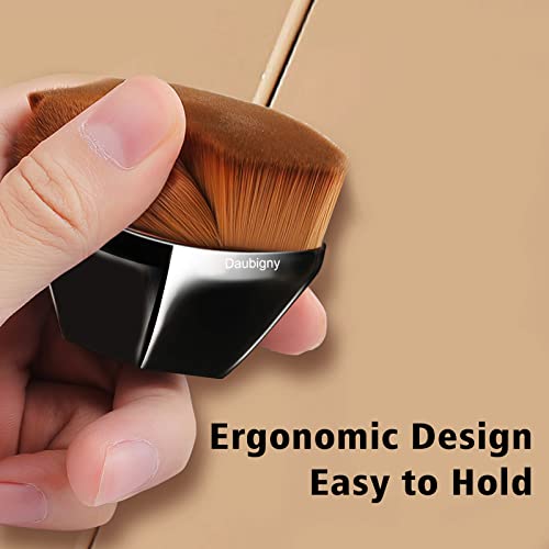 Daubigny Foundation Brush Flat Top Kabuki - Soft Bristles