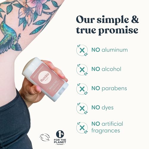 Aluminum-Free Deodorant Stick - Moroccan Rose, 2.5 oz | Natural Odor Control