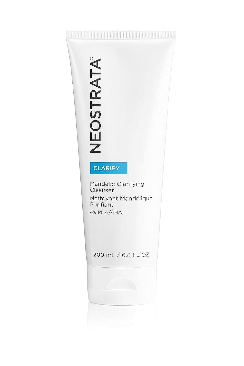 NEOSTRATA Mandelic Clarifying Cleanser Gel Facial Wash for Oily Skin with Salicylic Acid Soap-Free Fragrance-Free, 6.8 Fl Oz (Pack of 1)