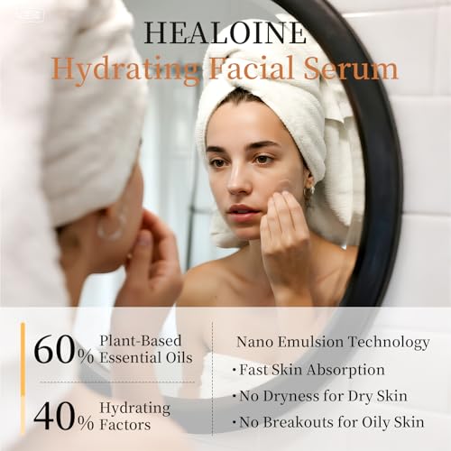 Double Peptides Serum for Face Niacinamide Hyaluronic Acid Power Repairing Essence Hydrating Serum for Face Filtrate for Dull Skin & Fine Lines, Korean Skin Care