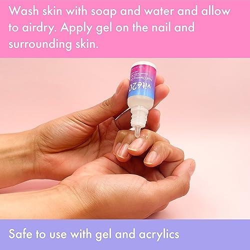 VITÉ20 Nail Clearing Gel - Plant-Based Repair for Brittle Nails (0.5 oz)