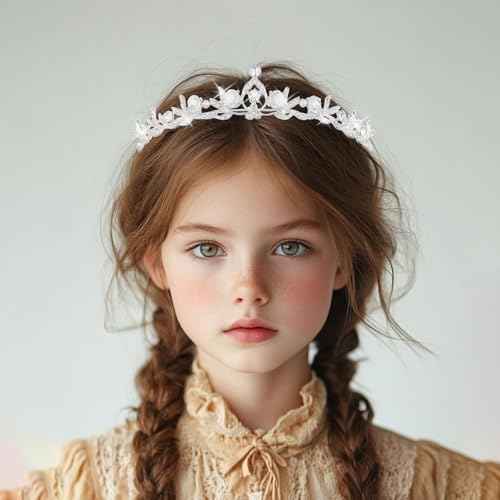 Crystal Tiaras & Crowns for Women, Bride Royal Queen Headband Princess Headpieces for Birthday Cake Crown & Prom Pageant Party