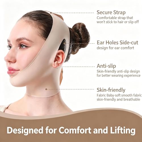 V-Line Face Lift Chin Strap for Double Chin & Jawline