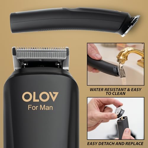 Beard Trimmer, 21 Piece All-in-One Mens Grooming Kit and Hair Clipper, Nose, Ear, Body and Face, Electric Razor with USB Recharge Dock, Christmas Gift Wrapping