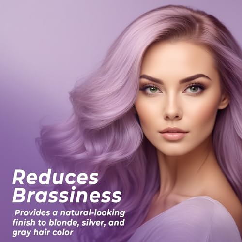 Purple Shampoo for Blondes & Gray Hair - Sulfate Free, 16 oz
