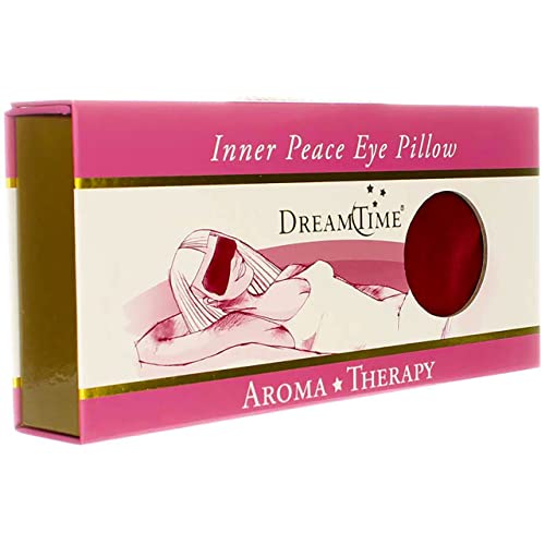 DreamTime Inner Peace Eye Pillow - Cranberry Velvet