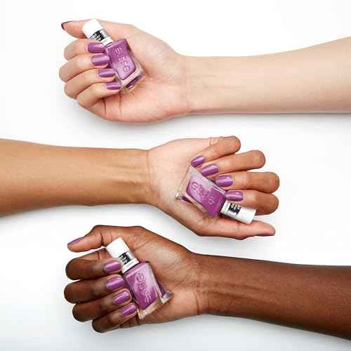 essie Gel Couture Nail Polish, Long Lasting Purple Nail Polish, Vegan, Strut With It, 0.46 fl oz