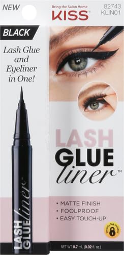 Kiss Lash GLUEliner Black Felt-Tip Eyeliner Lash Adhesive