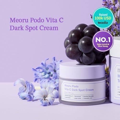 SUNGBOON EDITOR Meoru Podo Vita C Brightening Cream | Facial Moisturizer for Brightening, Correcting blemishes, Soothing | Vitamin C, Niacinamide, Hyaluronic Acid, Cica | Korean Skincare