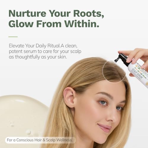 DORPANG Scalp Serum for Thinning Hair 60ml - Hair Thickening with Peptides & Natural Oils
