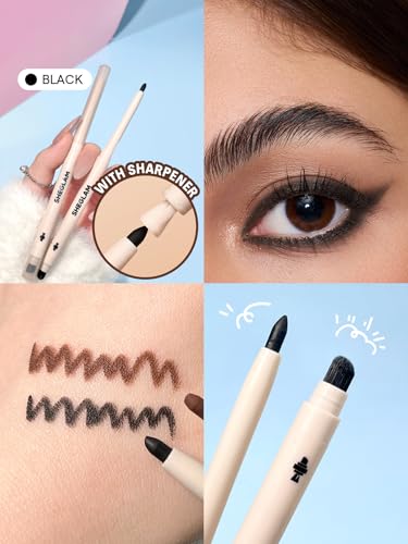 SHEGLAM Gel Glide Eyeliner Pencil Waterproof 2-Pack