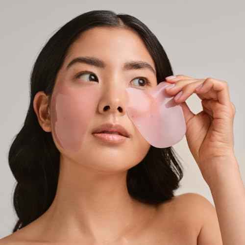 Karuna Skin - Collagen Hydrogel Eye & Cheek Mask, 2-Piece Hydrating & Rejuvenating Patches, Age-Defying, Deeply Moisturizing, Targets Fine Lines & Puffiness, 4 Pack