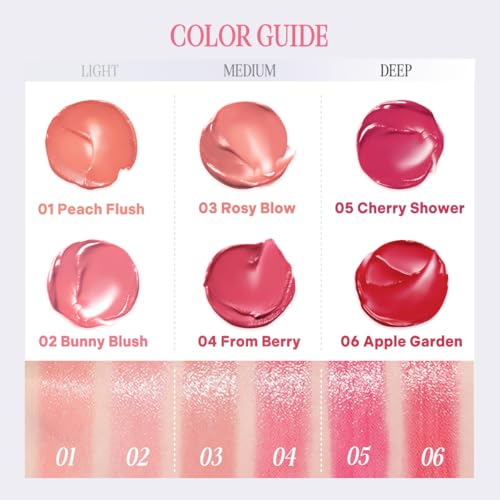 CLIO Essential Lip & Cheek Tap Rosy Blow 0.14 Fl Oz Travel Blush & Lip Color