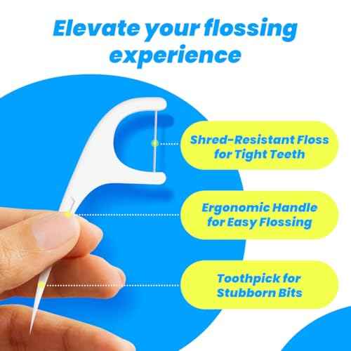 Individually Wrapped Dental Floss Picks-Disposable Floss Picks for Adules-Floss Single Bag-Unflavored Floss Picks-BPA Free-Bulk Floss Sticks-150 Counts